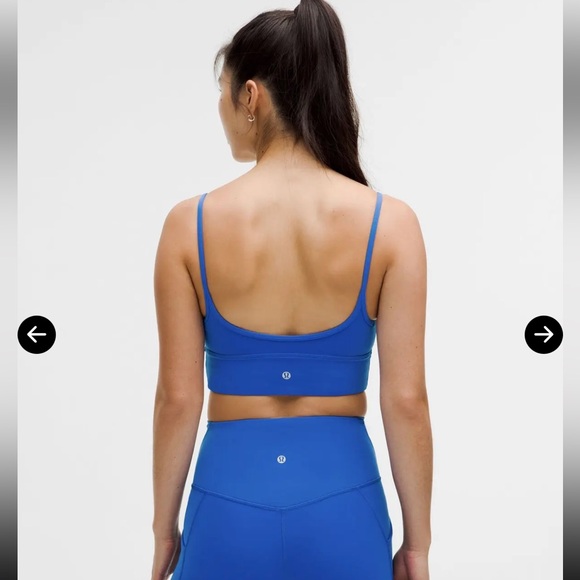 LULULEMON  Align™ Sweetheart Bra Light Support, A/B Cup - Cerulean Blue - Picture 2 of 6